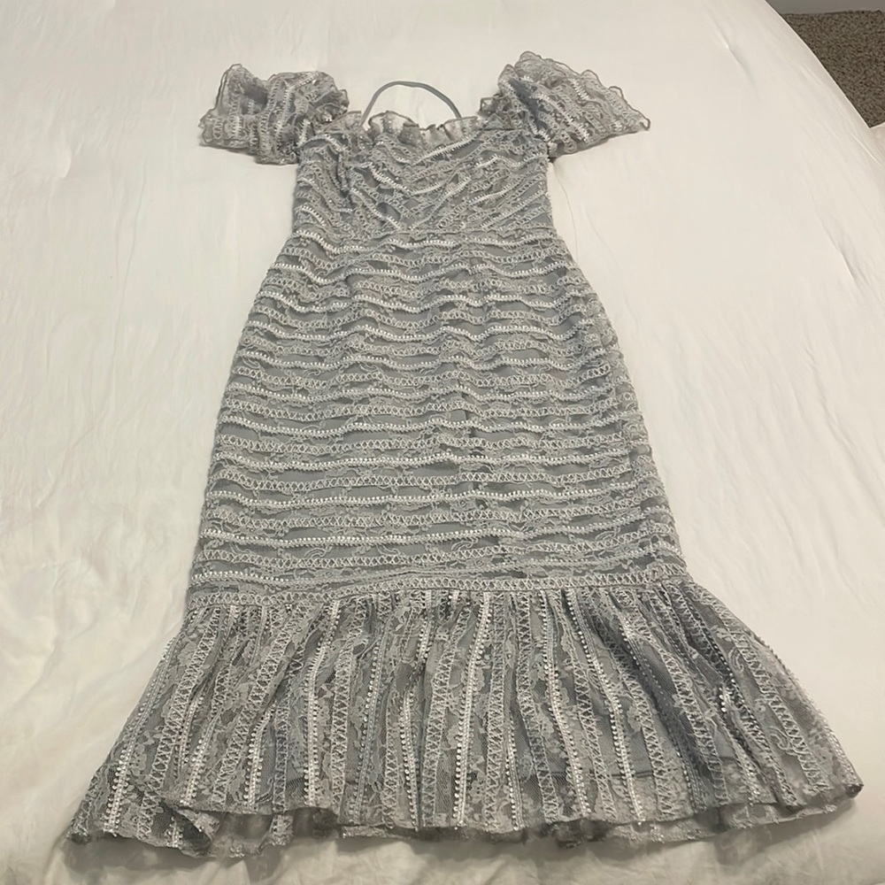 ASOS Off shoulder Midi Dress